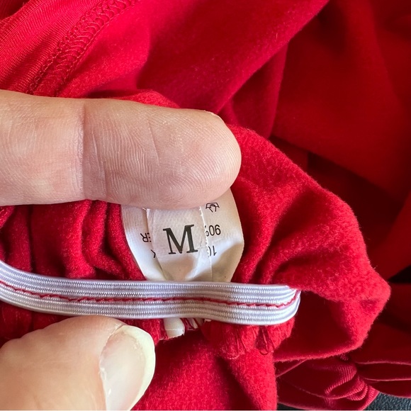 DAAWENXI Medium Sexy Long Sleeve Cut Out Bodycon Ruched Party Club Red Dress - Picture 6 of 6